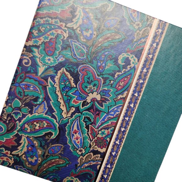 Hallmark Refillable ADDRESS BOOK Calendar Phone Number Paisley Print Book - Picture 3 of 9